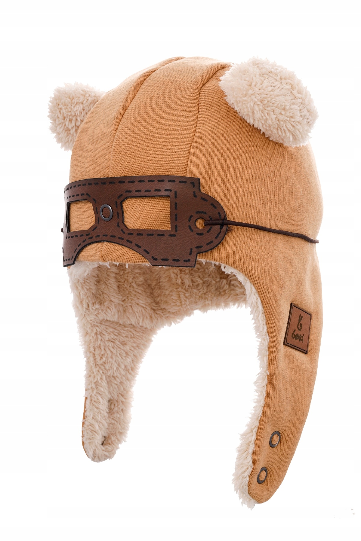 

Czapka pilotka Mobby beżowa r. 44 6-12 mcy