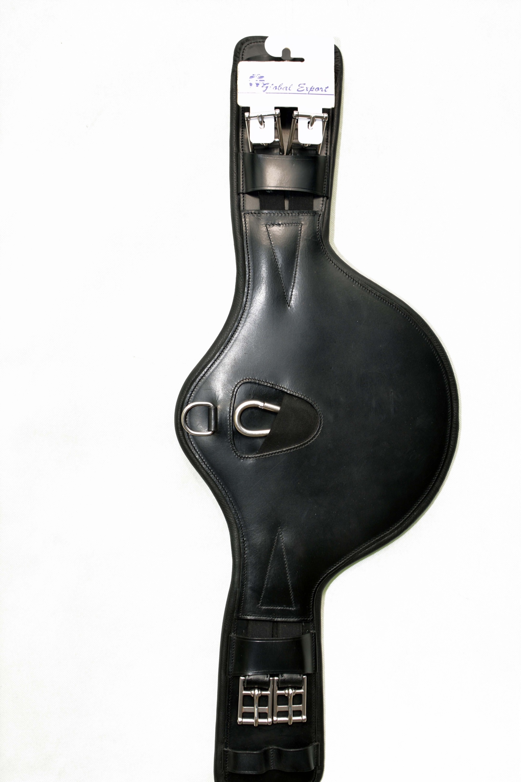 POPRĘG Z FARTUCHEM SKÓRZANY Z GUMAMI 65CM Model popręg z fartuchem skórzany