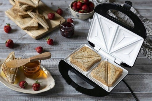 SANDWICH TOSTER OPIEKACZ DO KANAPEK CERAMICZNY Marka inna