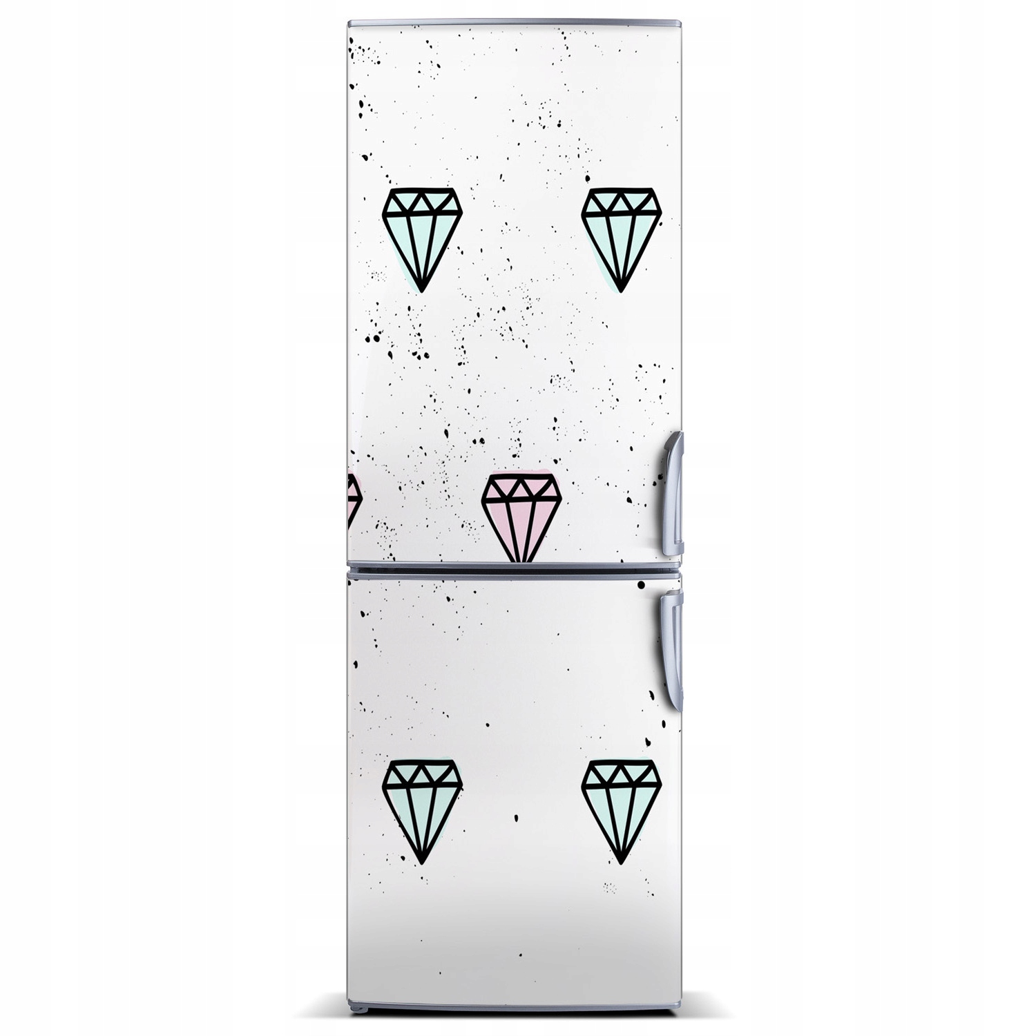 

Magnes Tapeta na lodówkę do domu Diamenty 60x180