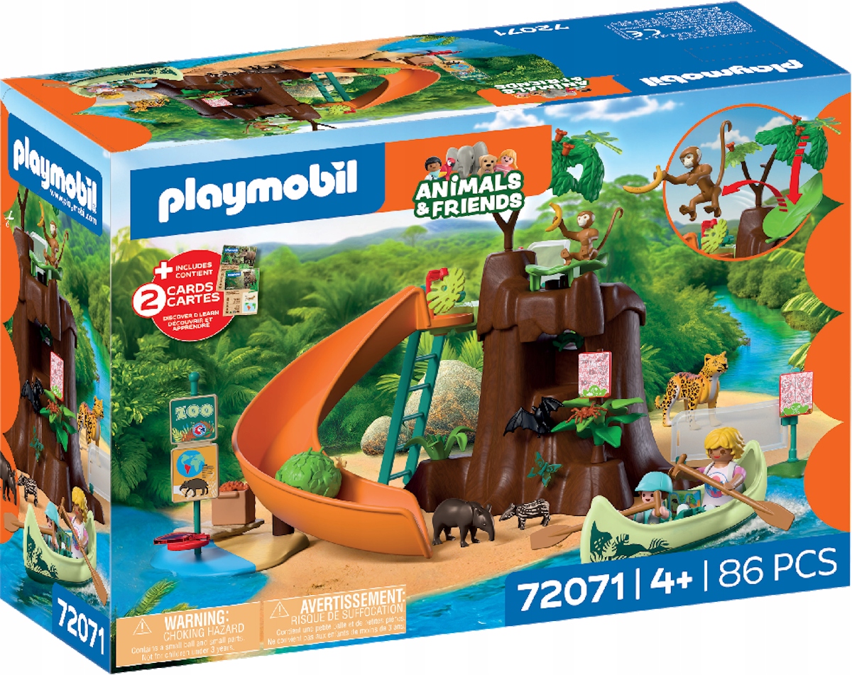 Klocki konstrukcyjne Playmobil Przygoda w dżungli 86 elementów