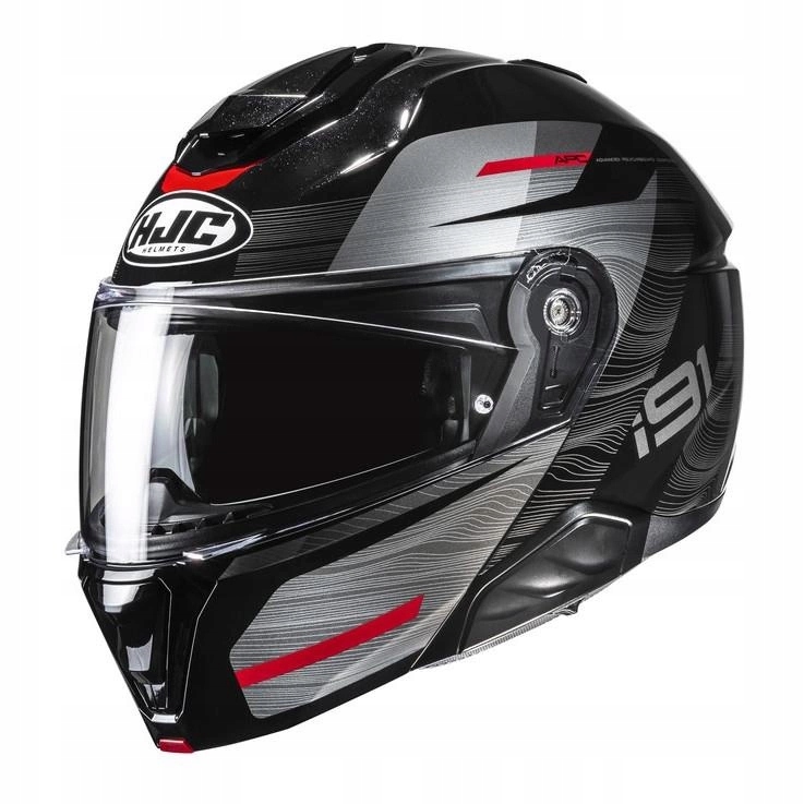 Motocyklová prilba Hjc I91 Dusk Black/red čierna červená Darčeky