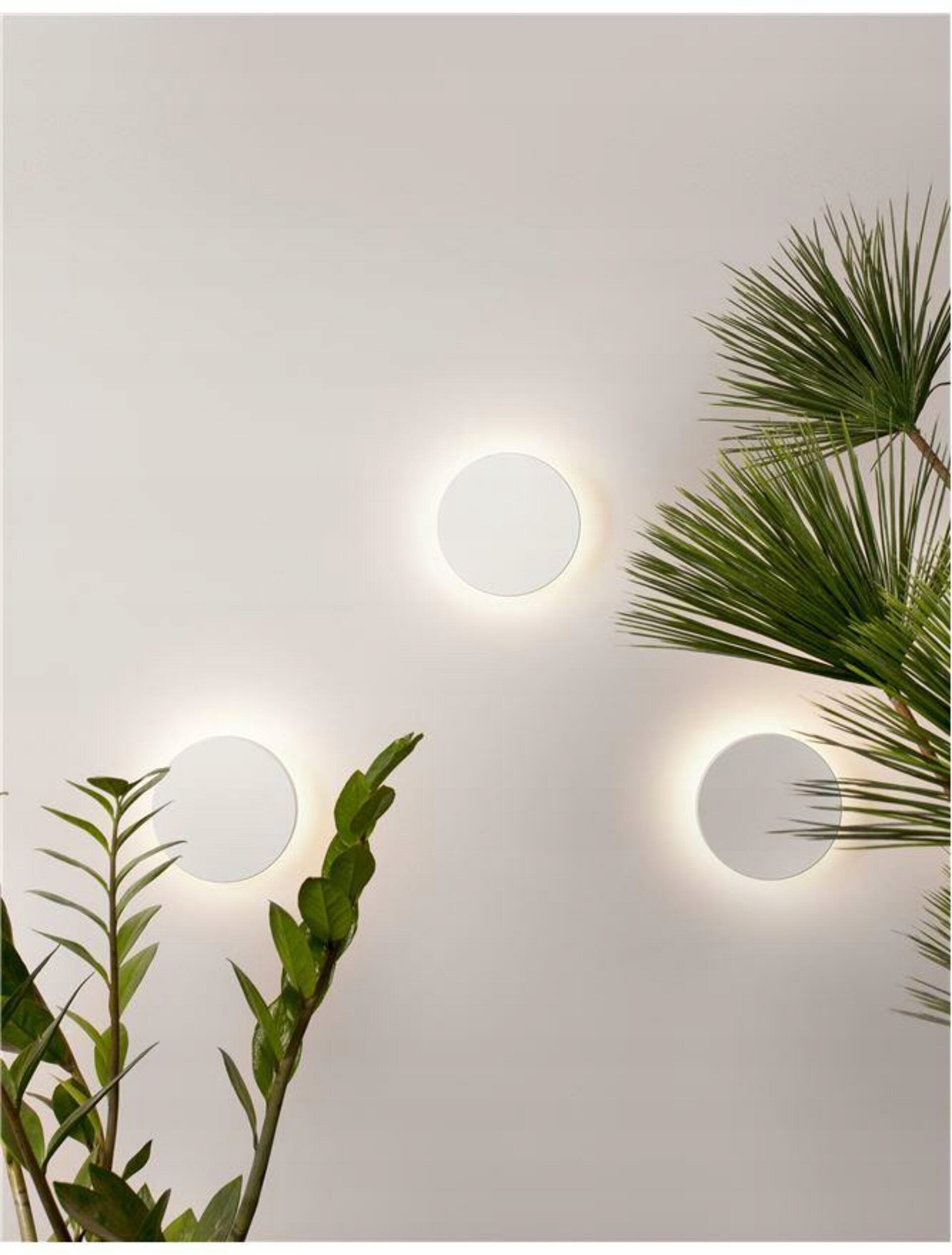 Nova Luce venkovní nástěnné svítidlo Suite bílý hliník a akryl Led 10W 3000