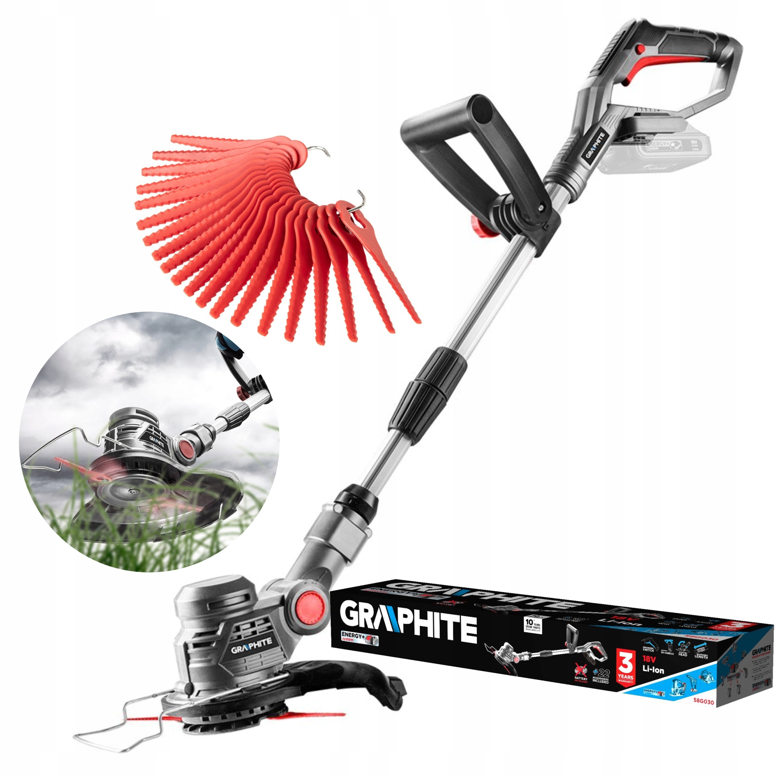 

Podkaszarka Akumulatorowa Kosa Graphite 18V 58G030