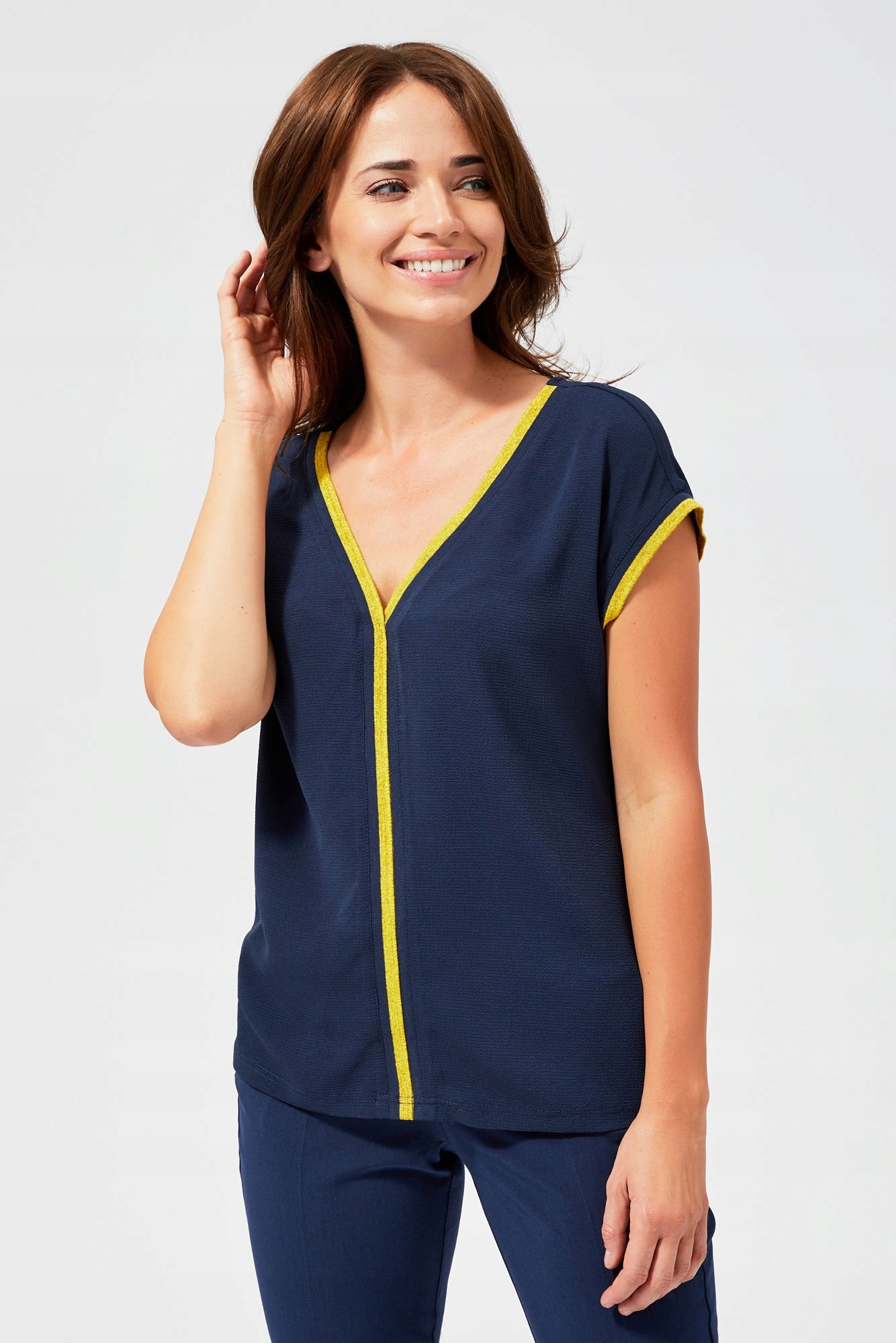 

Moodo Bluzka koszulowa Z-KO-3050 Navy; Xs