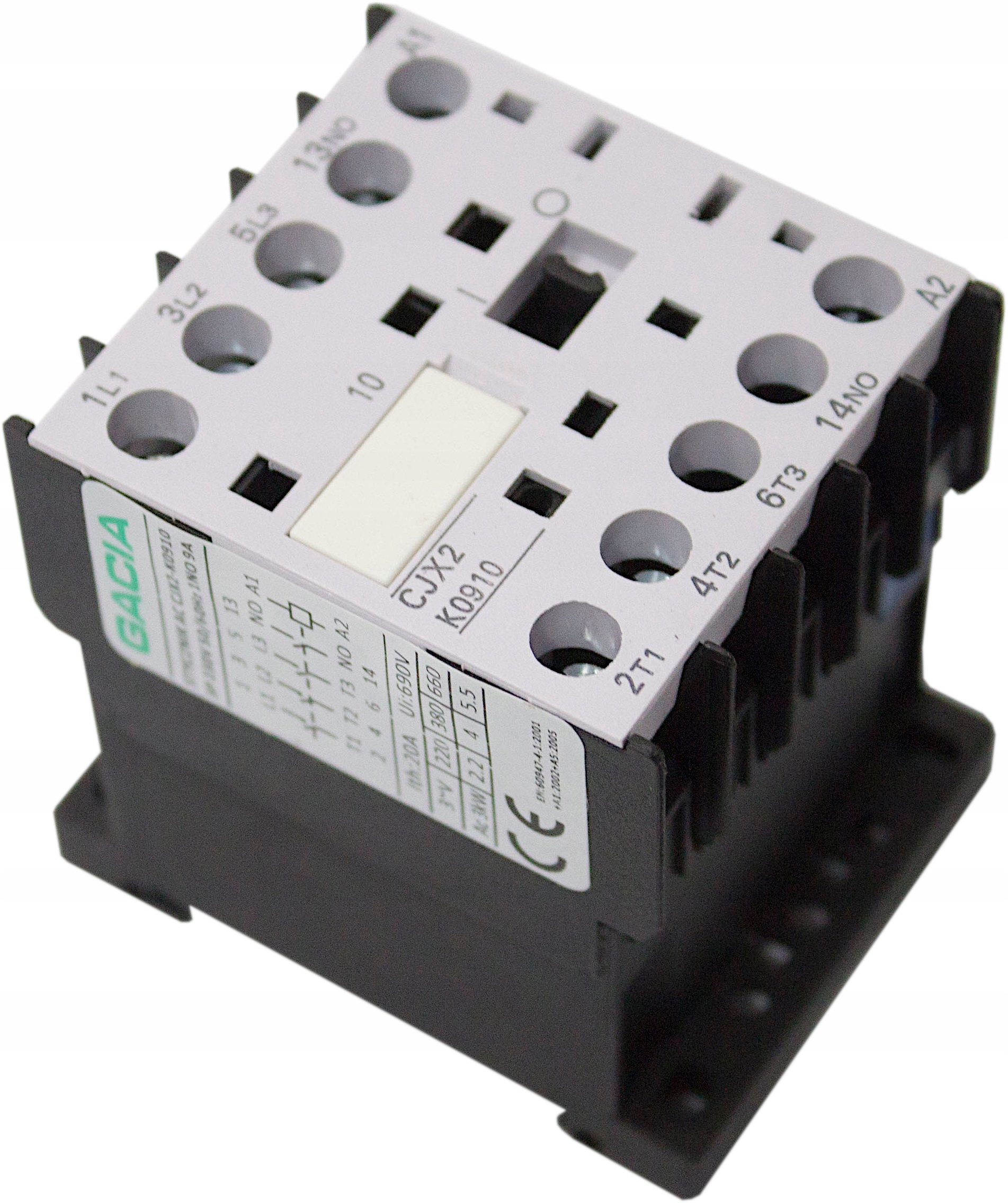 

Stycznik Miniaturowy CJX2-K0910 1N0 9A 230V Gacia