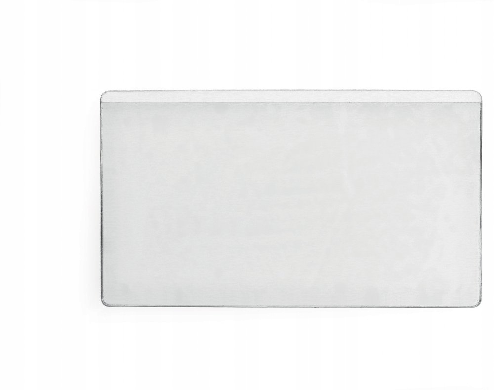 Kieszeń samoprzylepna Durable Pocketfix, 101x61mm, 100 sztuk, transparentna