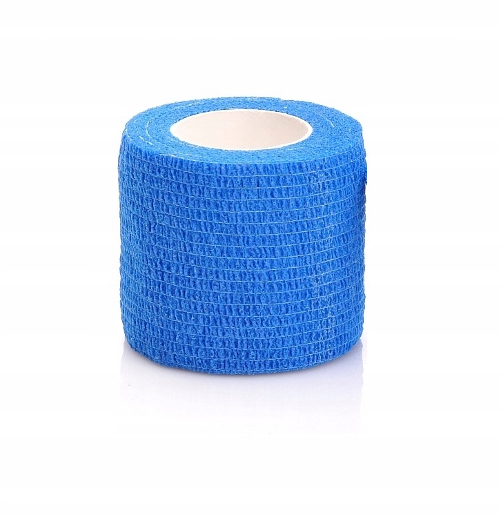 

Bandaż Kohezyjny samoprzylepny 4,5mx10cm niebieski