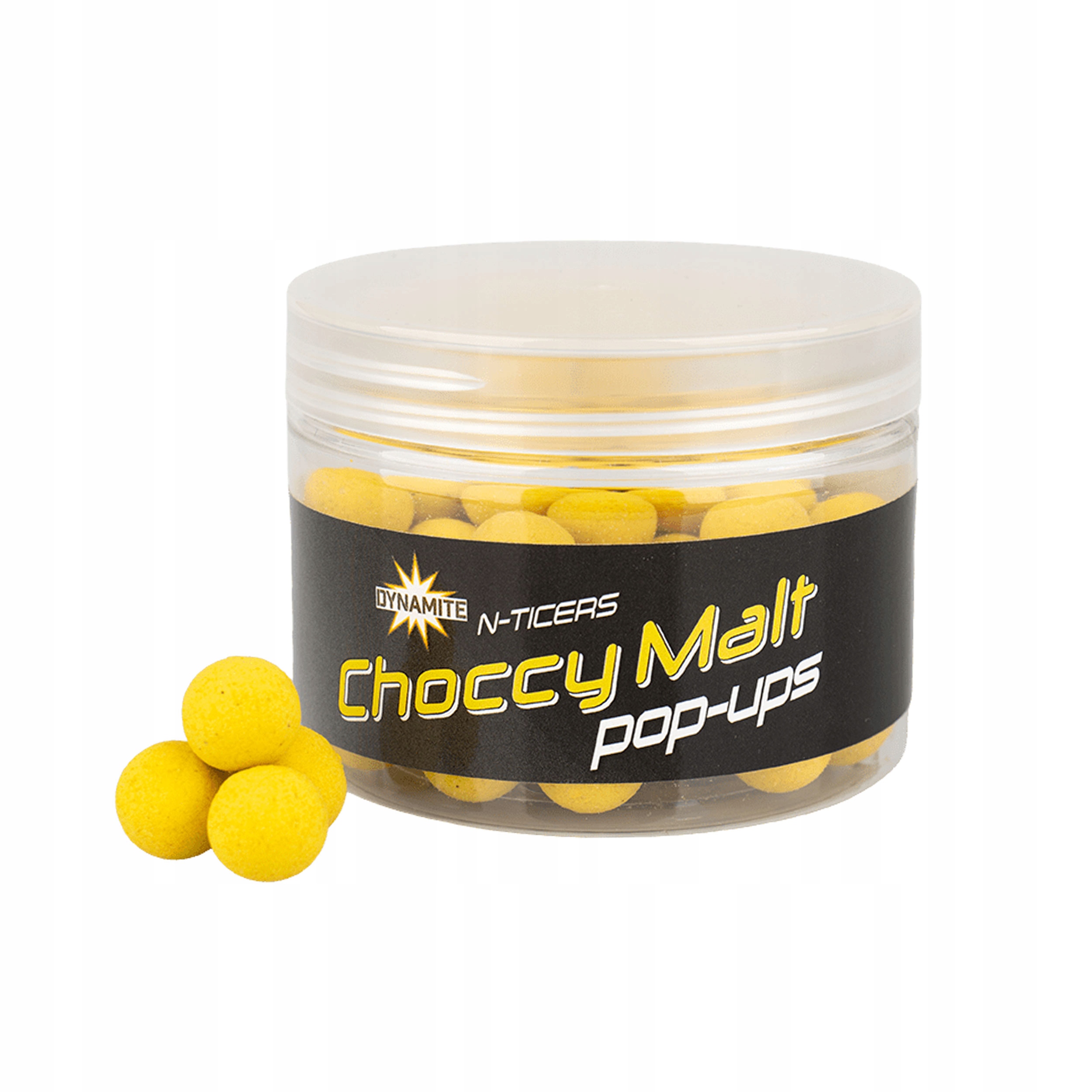 Kulki Dynamite Baits N-Ticers Choccy Malt Wafters 12mm 1op. do Ronnie/Chod