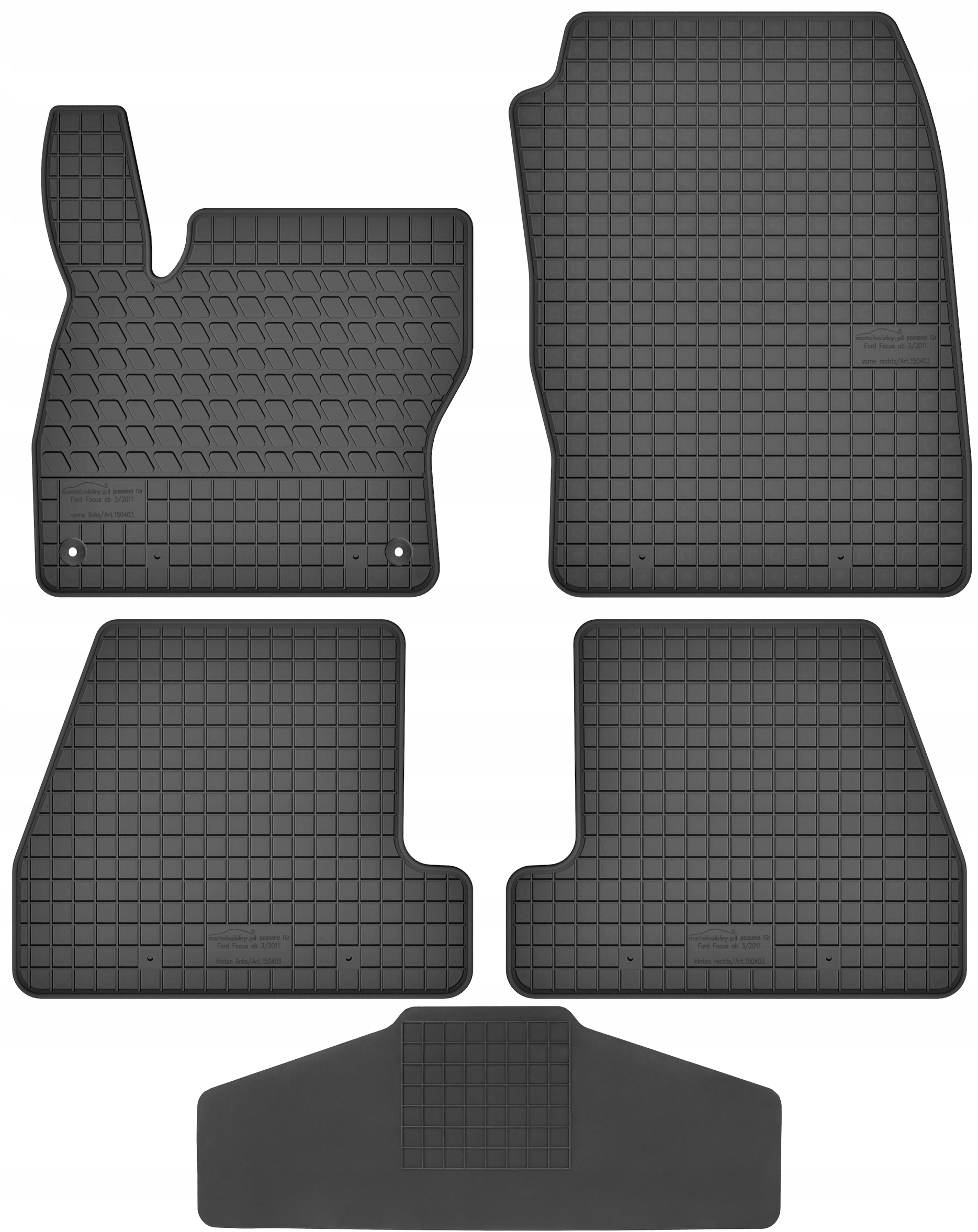 

Ford Focus MK3 2011-2018 Dywaniki z osłoną