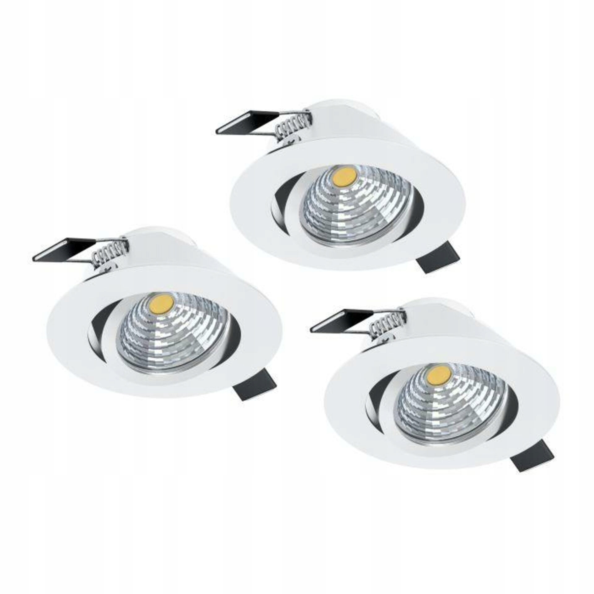 Zápustné bodové svítidlo Eglo Saliceto 3x Led 450lm 4000K bílá stmívatelné