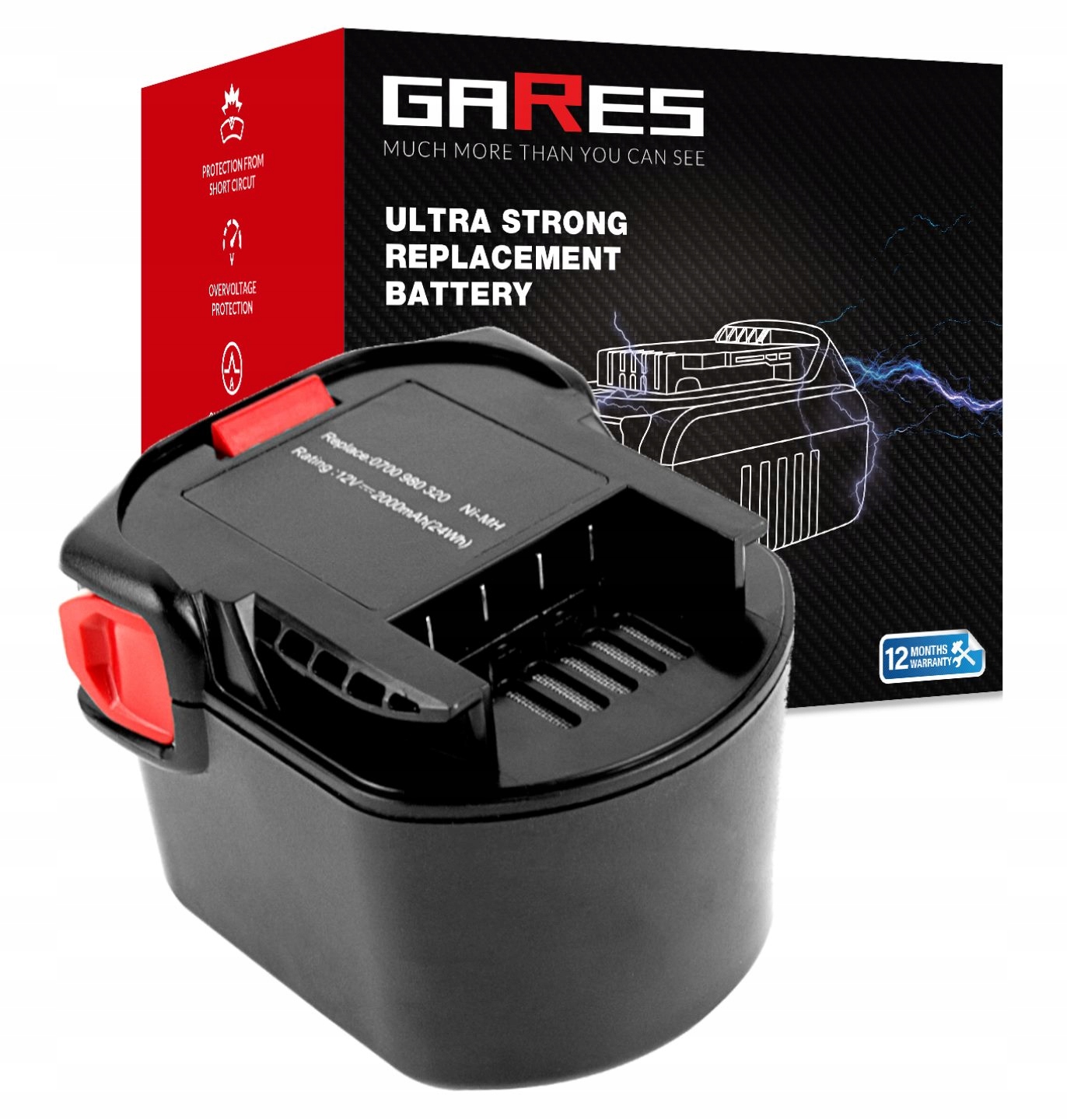 Bateria Akumulator do Würth SD12 0700980320 2Ah