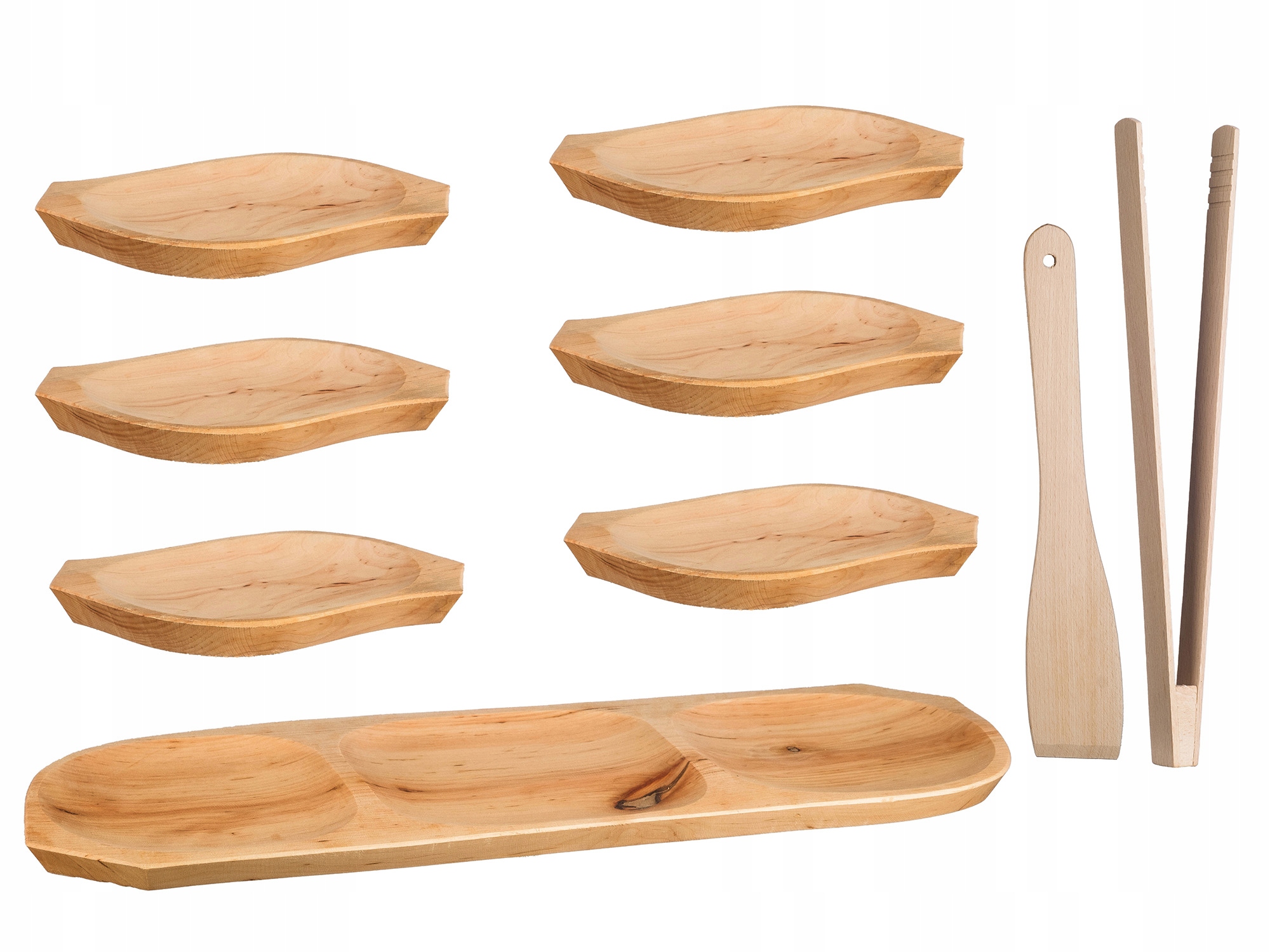 

Korytko Drewniane Taca Tacka Drewniana Zestaw