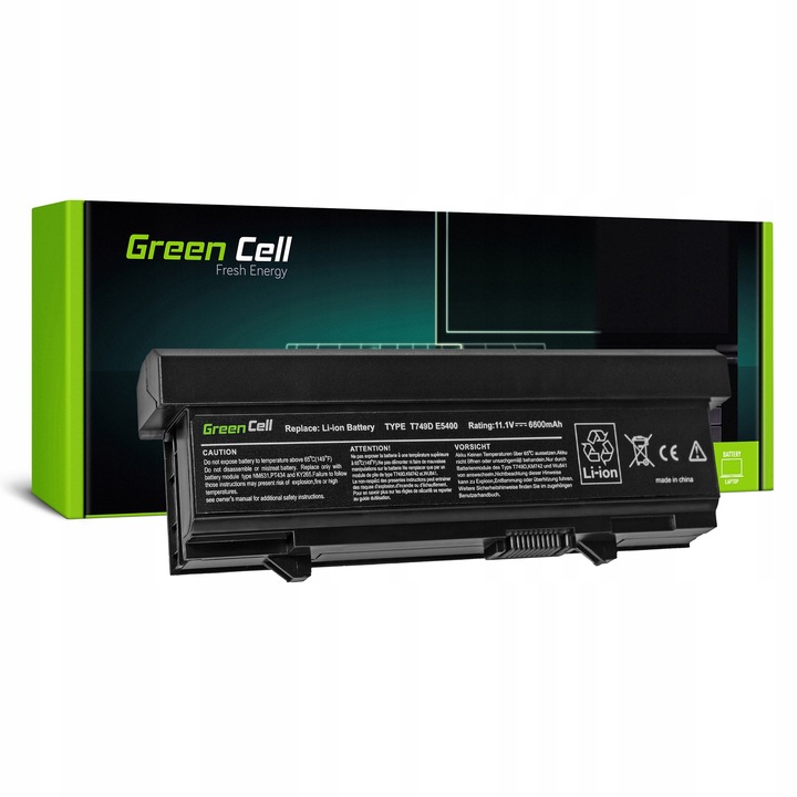 Bateria Green Cell KM742 KM752 Dell Latitude E5400 E5410 E5500 E5510 Duża