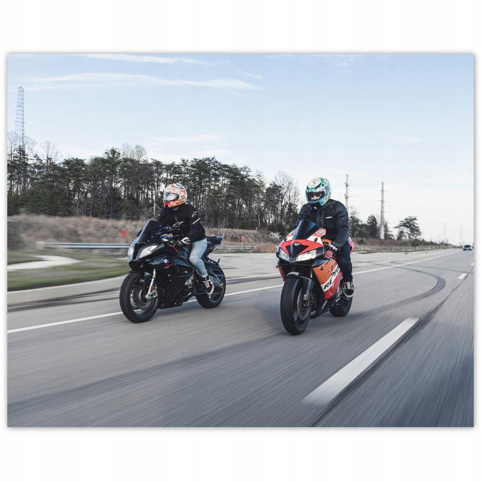 

Plakat 50x40 Ścigacz Motor Motocykl