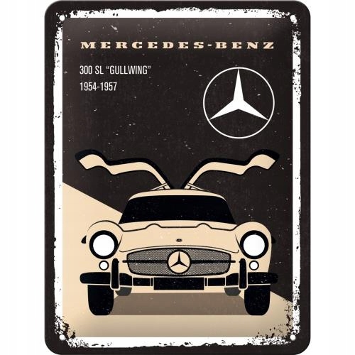 

Metalowy Plakat 15x20cm Mercedes Retro Fana Prezen