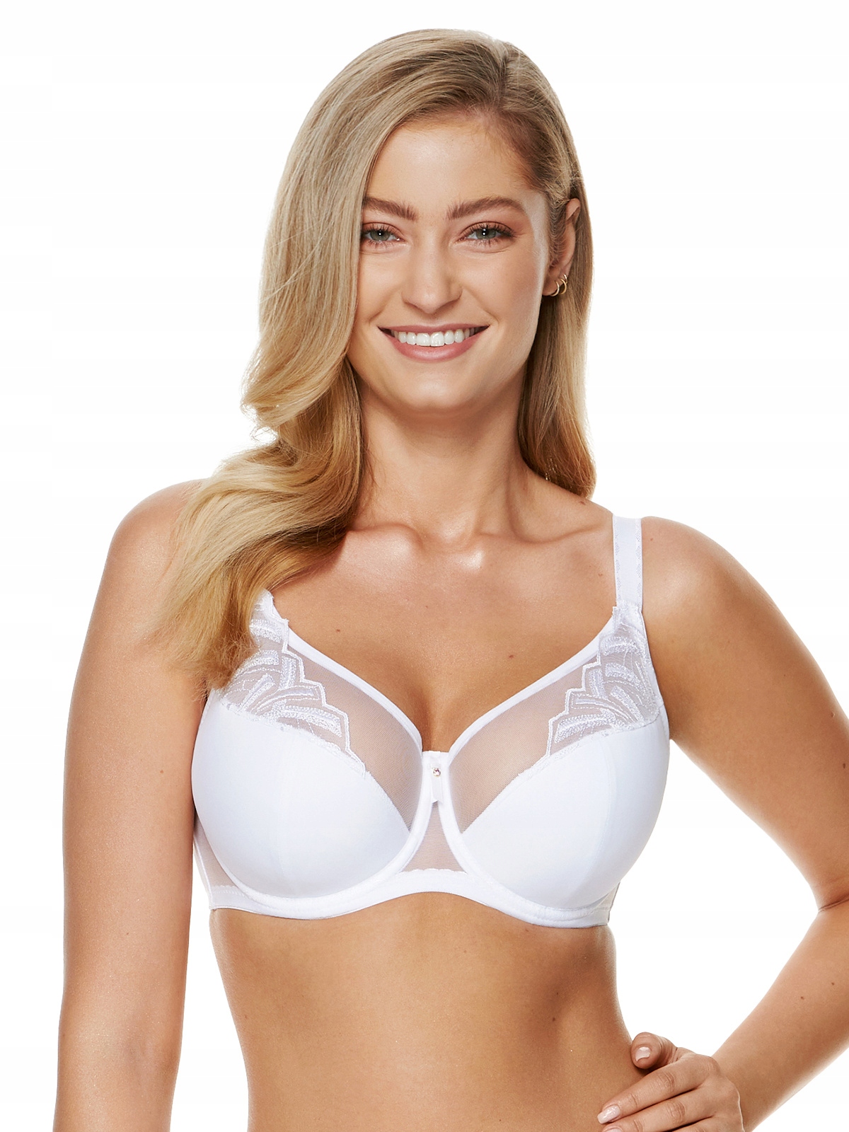 Gorteks Angel biustonosz półusztywniany biały 80C