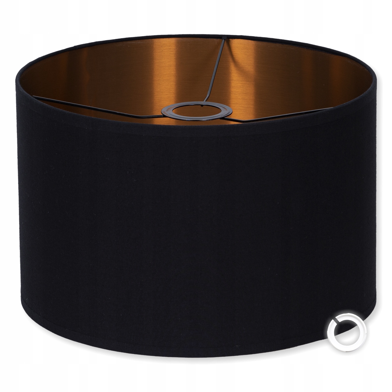 Stínidlo střední Černé Měděné na rám e14/e27