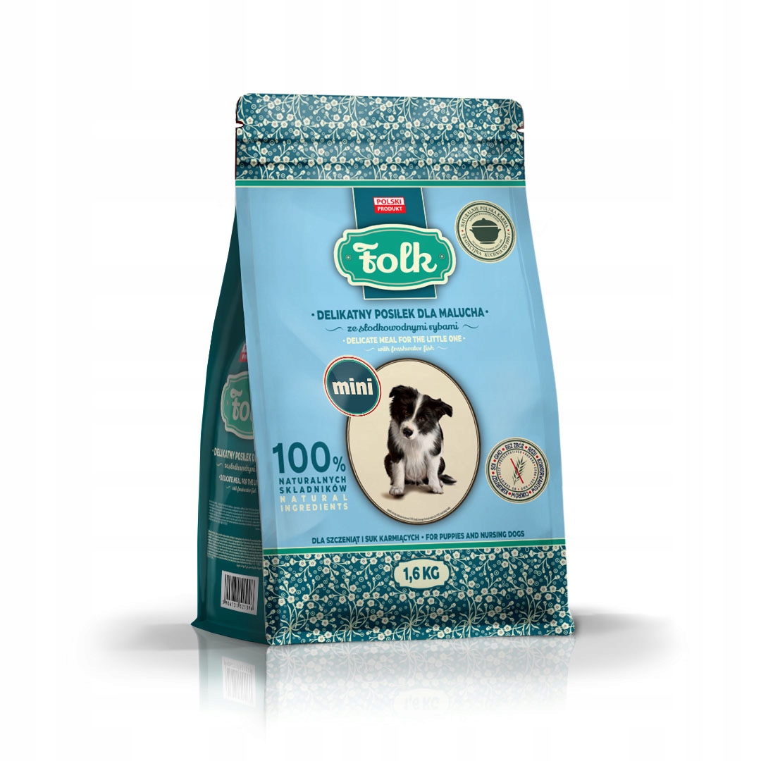 Levně Folk krmivo suché ryba 1,6 kg