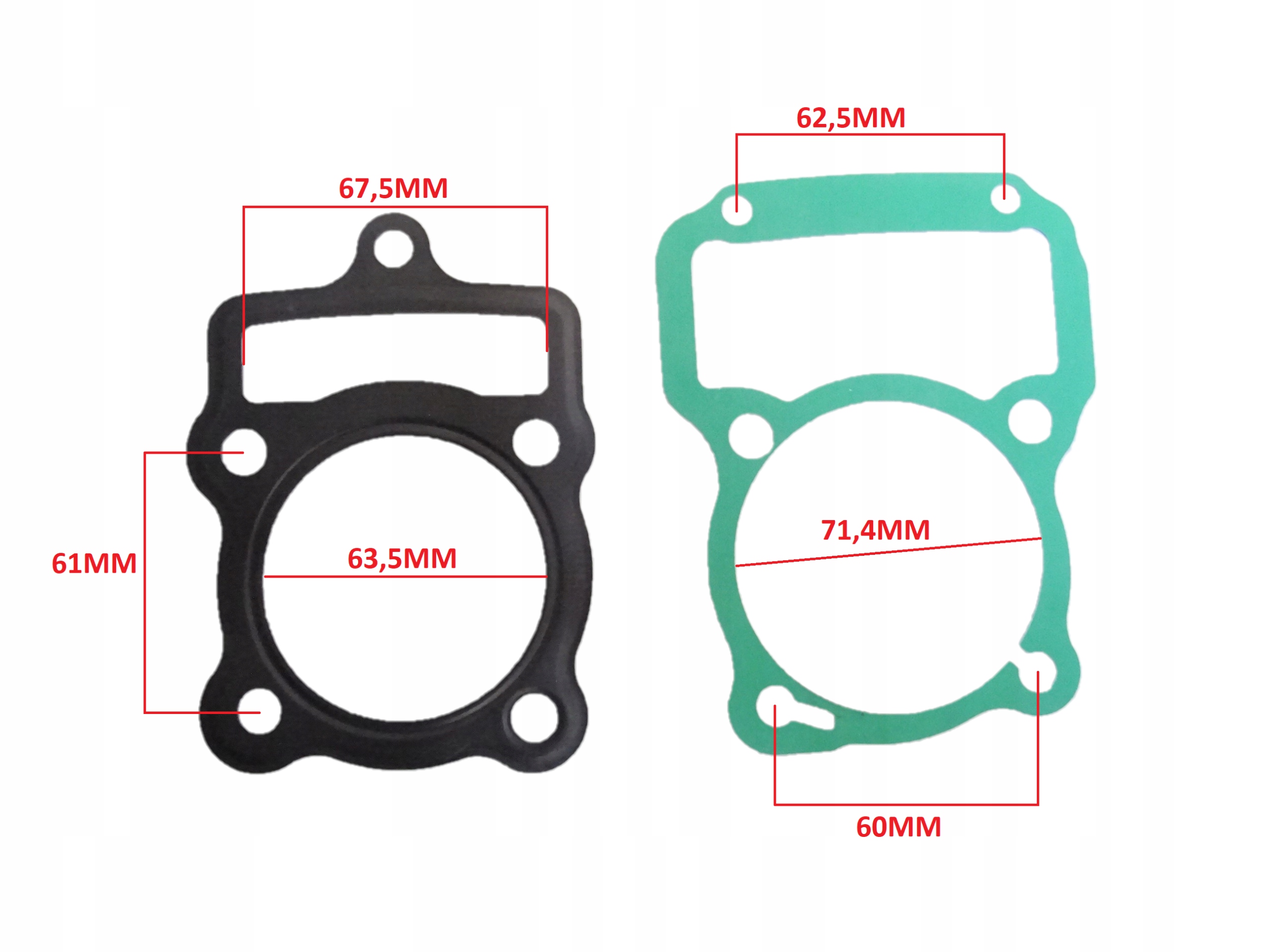 USZCZELKA POD GŁOWICĘ I CYLINDER ATV CROSS 200CC