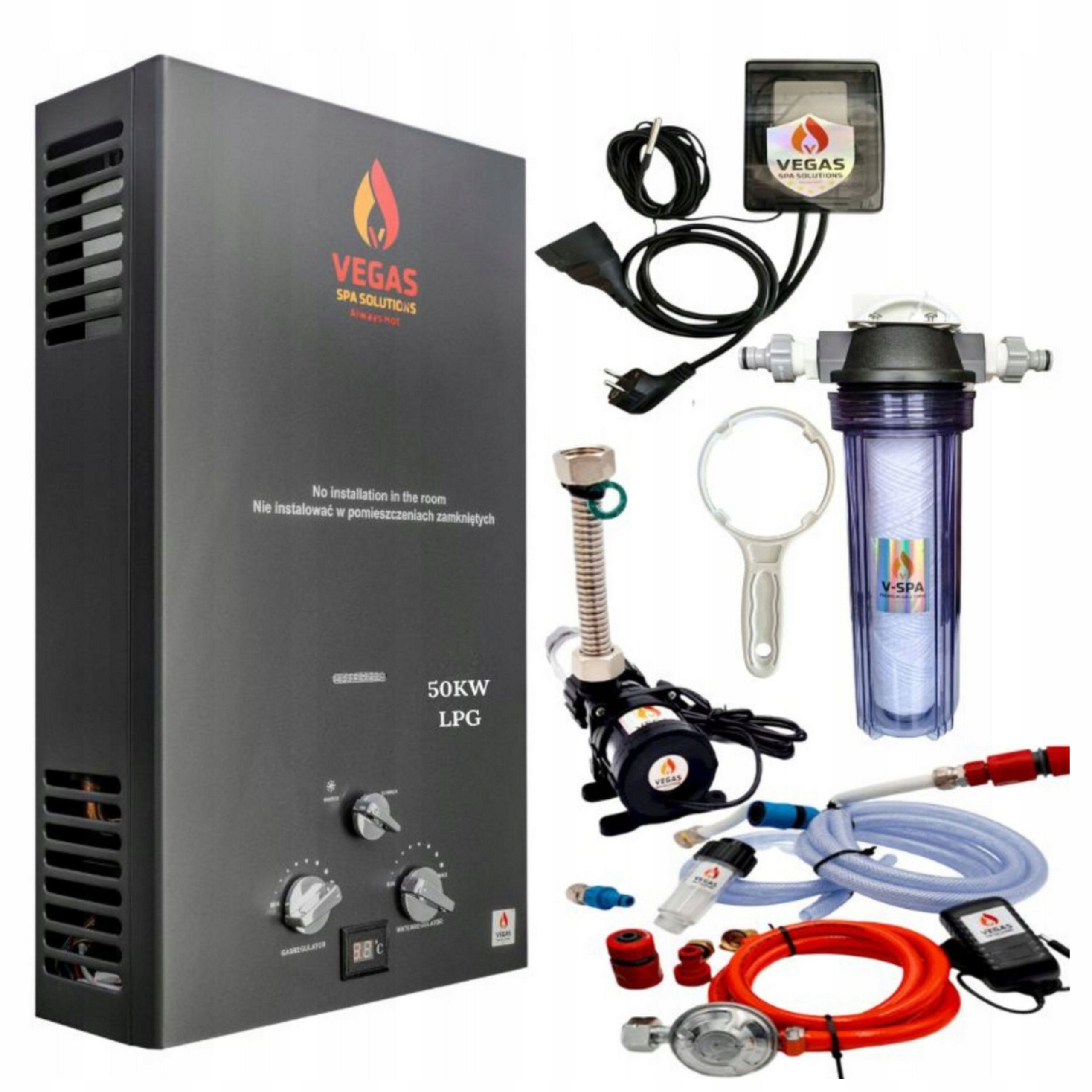 Plynová Sada 50 Kw Ohřívač Pro Zahradní Balíky, Kamna