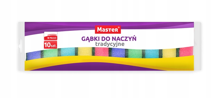 

Gąbka do naczyń (10szt) tradycyjna