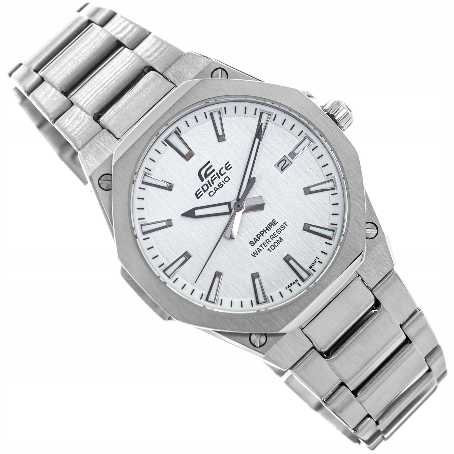 Pánské Hodinky Casio EFR-S108D-7AVUEF Edifice Stříbrné S 100 M Dlouhým Náramkem