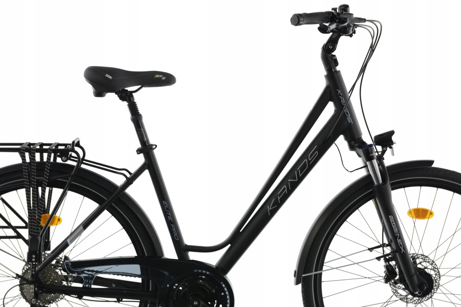 Rower Trekkingowy Kands 28 Elite Pro V3 r17' czarny SHIMANO HYDRAULIKA r24D