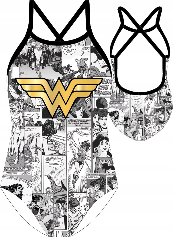 

Wonder Woman strój kąpielowy kostium 146/152