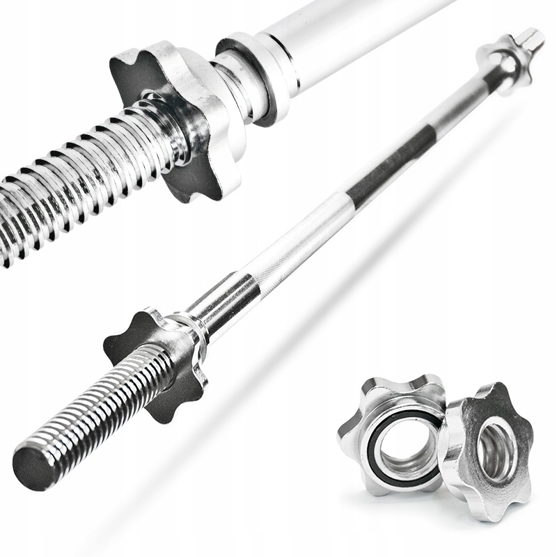 Gryf Prosty 152cm 27,7mm Sztanga Do Siłowni Domowej Zaciski Śrubowe