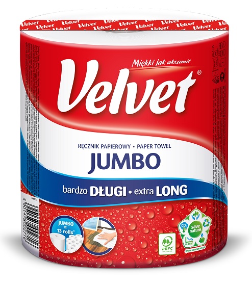

Velvet Jumbo Ręcznik Papierowy Giga Rolka A'1