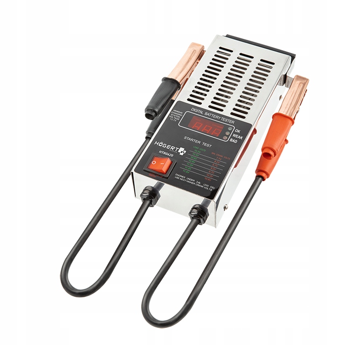 TESTER AKUMULATOROW MIERNIK ANALOGOWY 6 12V HOGERT