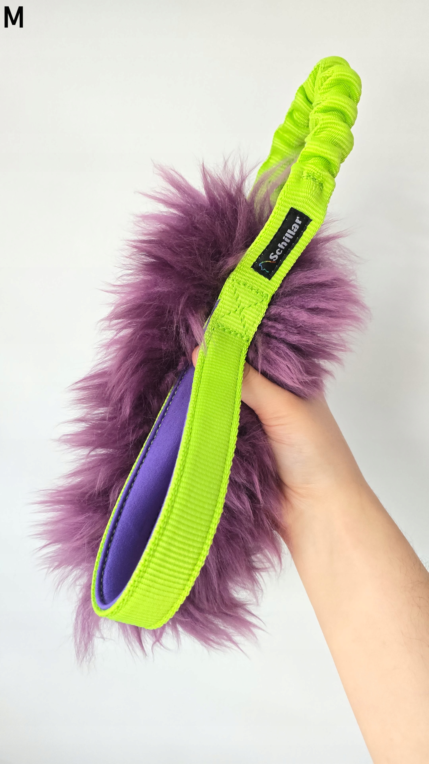 Levně Přetahovadlo hračka z přírodní ovce velikost M pro psa fialová barevná