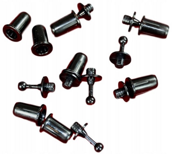 

Kołki gniazda zaczepy do osłon maskownic 8szt