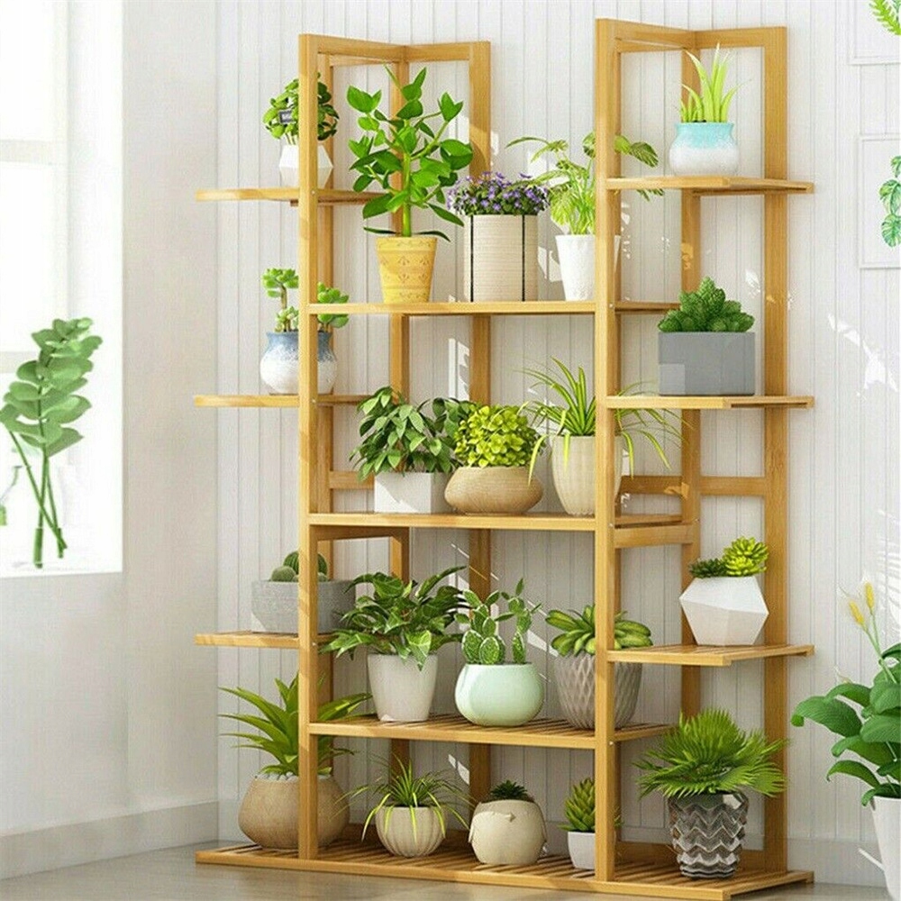 KWIETNIK STOJAK NA ROŚLINY KWIATY DREWNIANY REGAŁ Marka inna