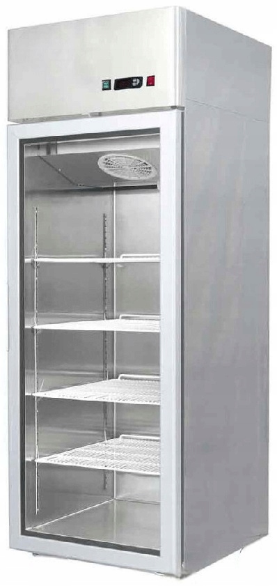 Witryna chłodnicza szafa gastronomiczna 670L 5 półek 73cm Szron MCF8604