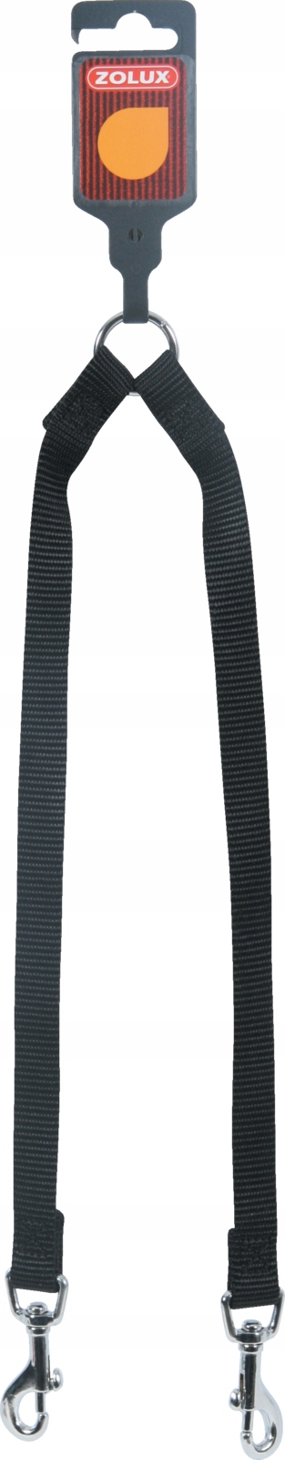 

Smycz podwójna nylonowa 15 mm/40 cm kol. czarny