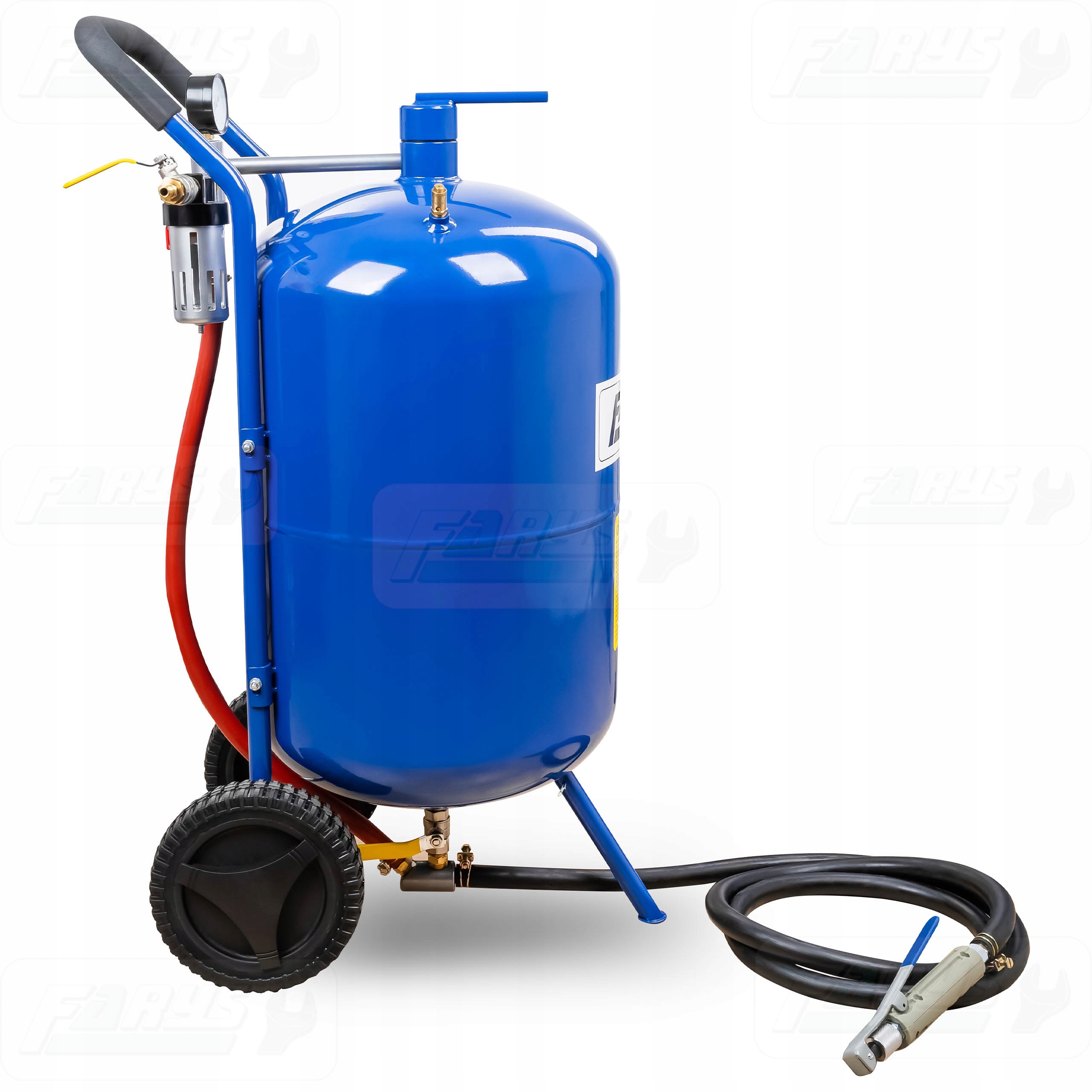 Zestaw do piaskowania: piaskarka 76l + ścierniwo piasek 250kg+ maska Rodzaj syfonowa