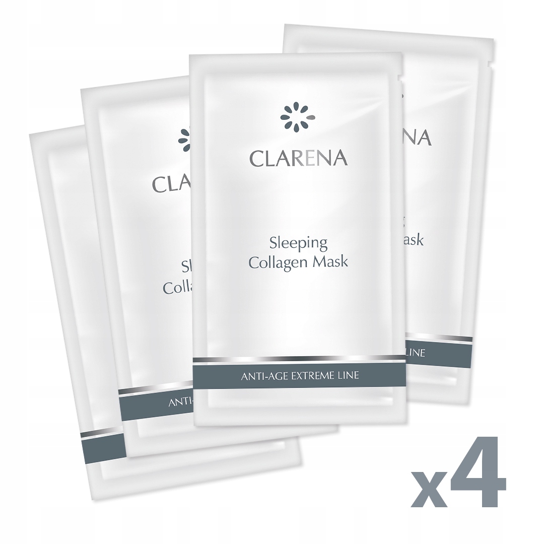 Maseczki Sleeping Collagen Mask Clarena 4szt