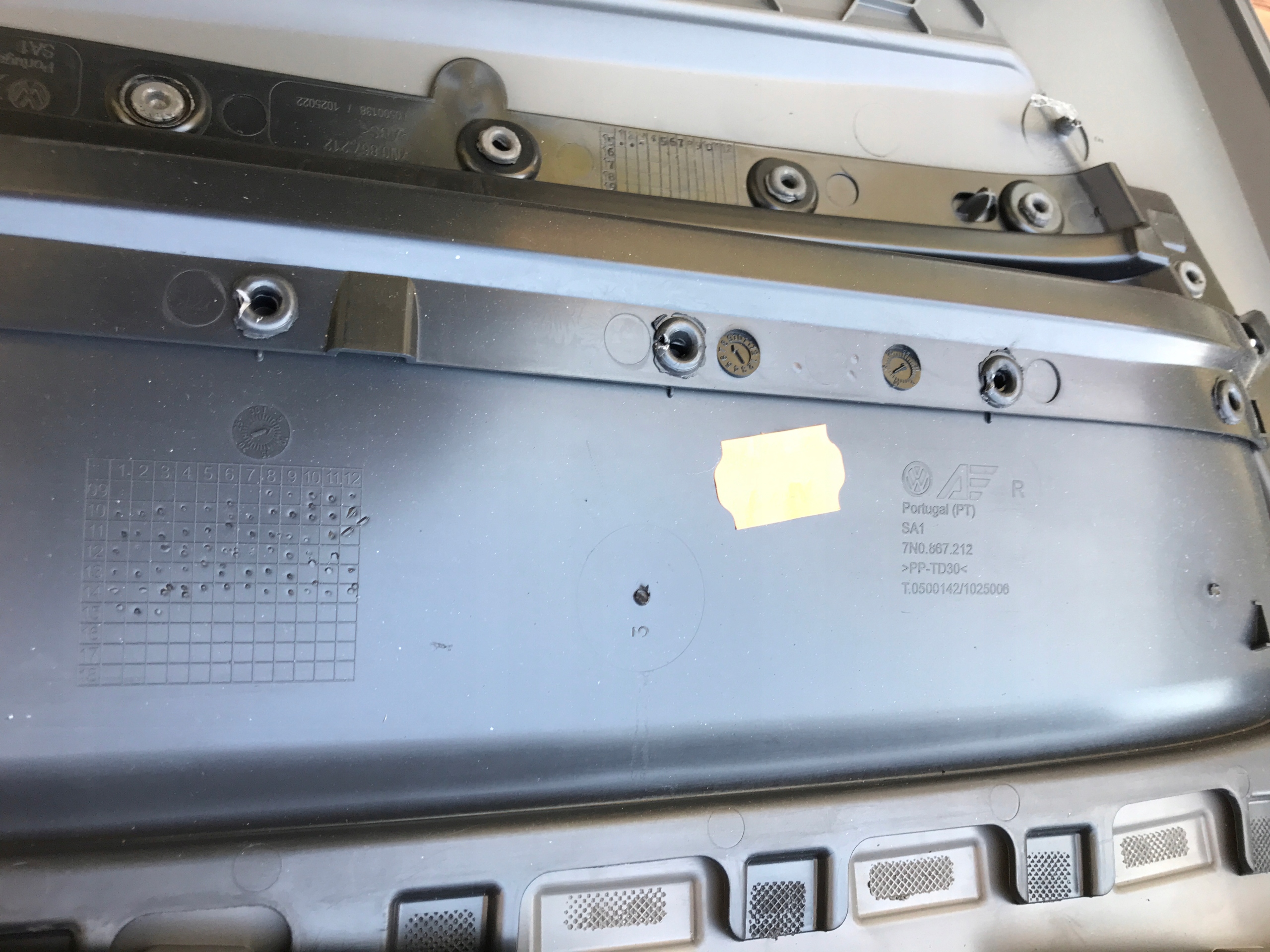 side door right rear part blinds VW SHARAN