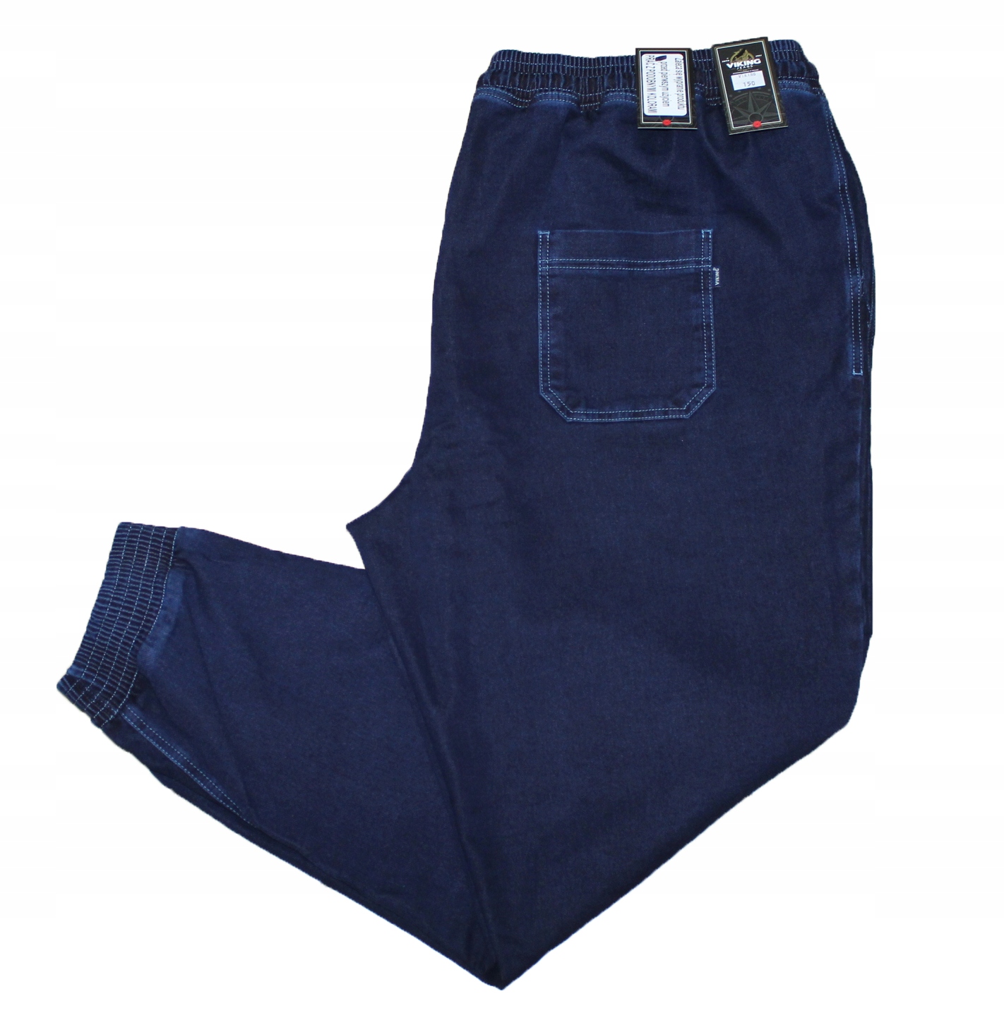 9XL Velké Tepláky Viking Joggery Baggy Jeans Strečové Námořnická Modrá