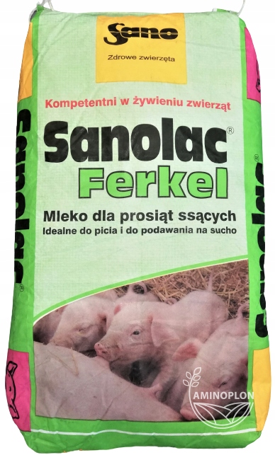 

Sanolac Ferkel 25kg mleko dla prosiąt ssących