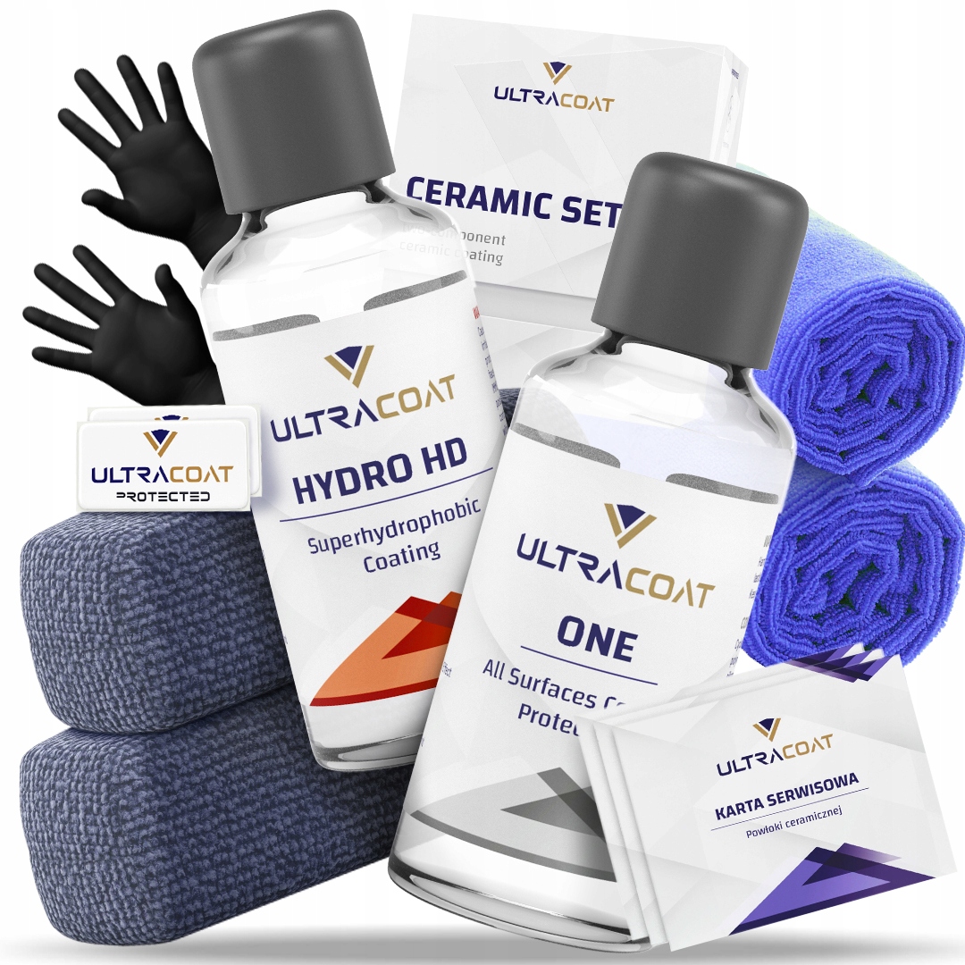 ULTRACOAT CERAMIC SET 50ml ONE, HYDRO HD ZESTAW