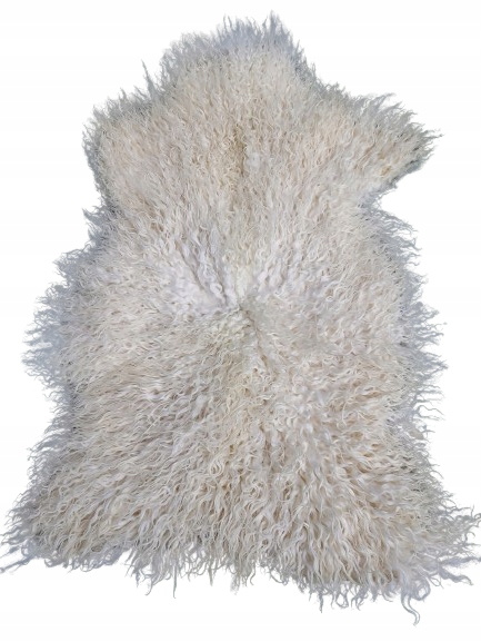 Švédska ovčia koža Biela Kučeravé vlasy ovčia koža Švédska Prírodná