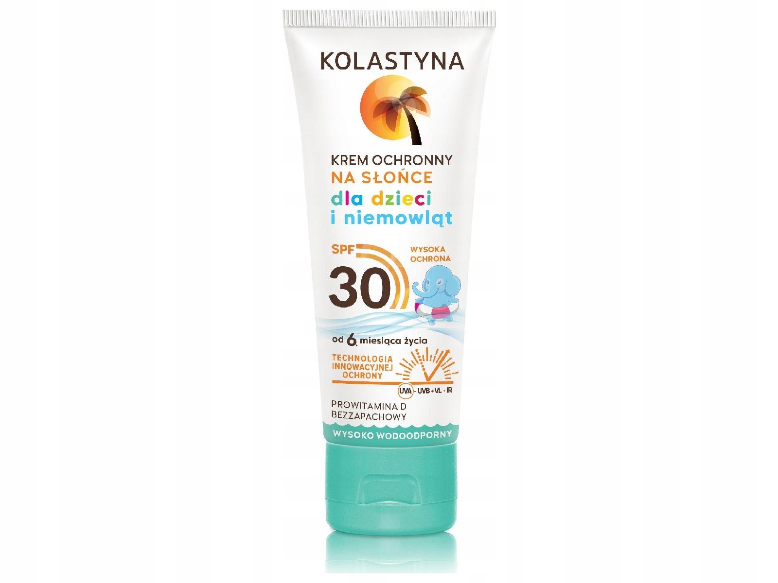 KOLASTYNA SUN -Krem ochronny na słońce dla dzieci i niemowląt SPF 30- 75 ml