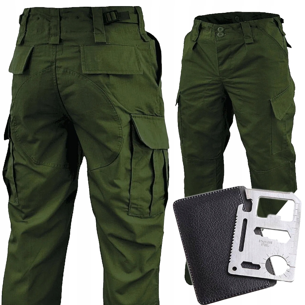 SPODNIE WOJSKOWE OLIVE RIP STOP WZ10 + GRATIS 4XL