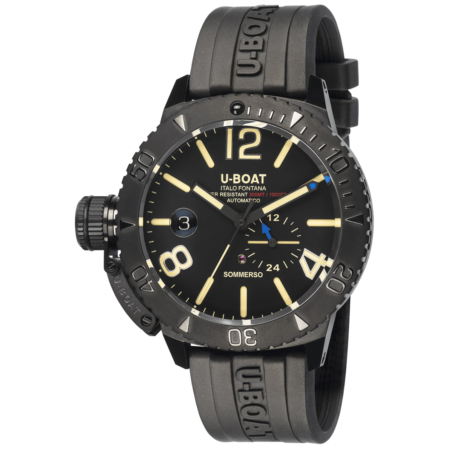 Pánské Hodinky U-boat 9015 černé