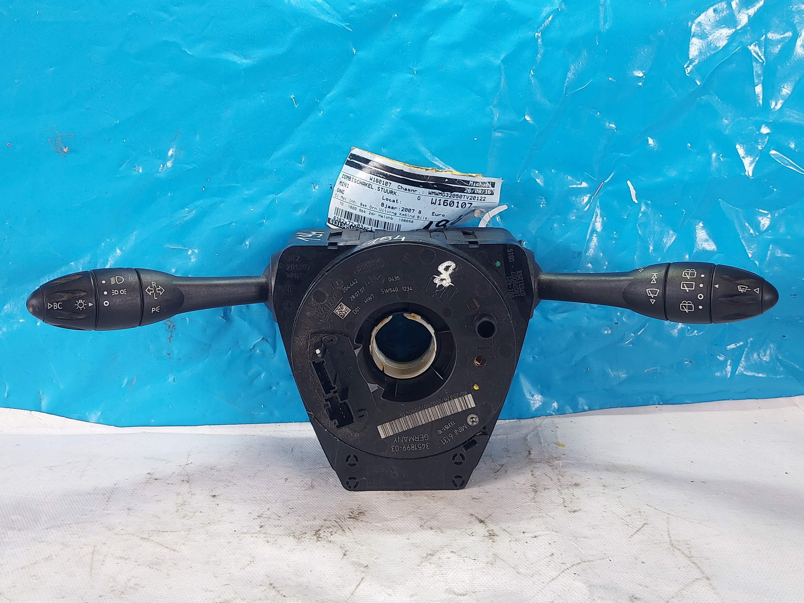 DEVIO LUCI DEVIO volante DEVIO LUCI TERGICRISTALLO TERGI MINI ONE R55 281421