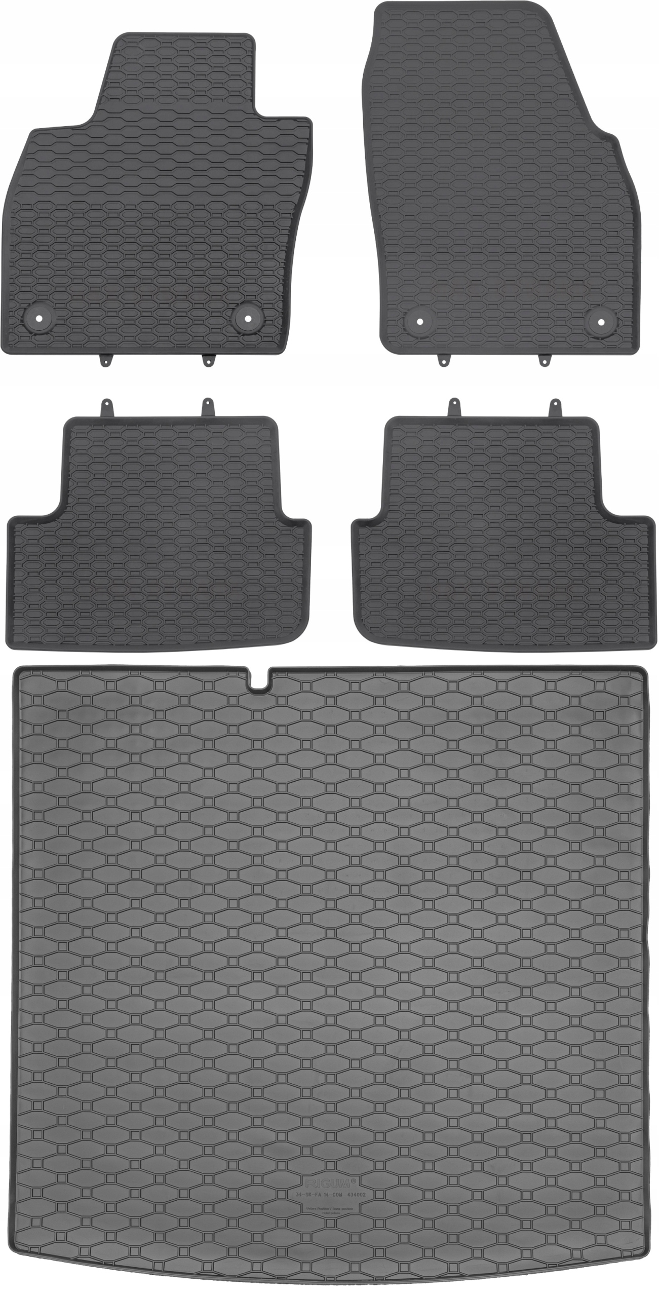 Škoda Fabia III Kombi 2015 Koberce rohož do auta