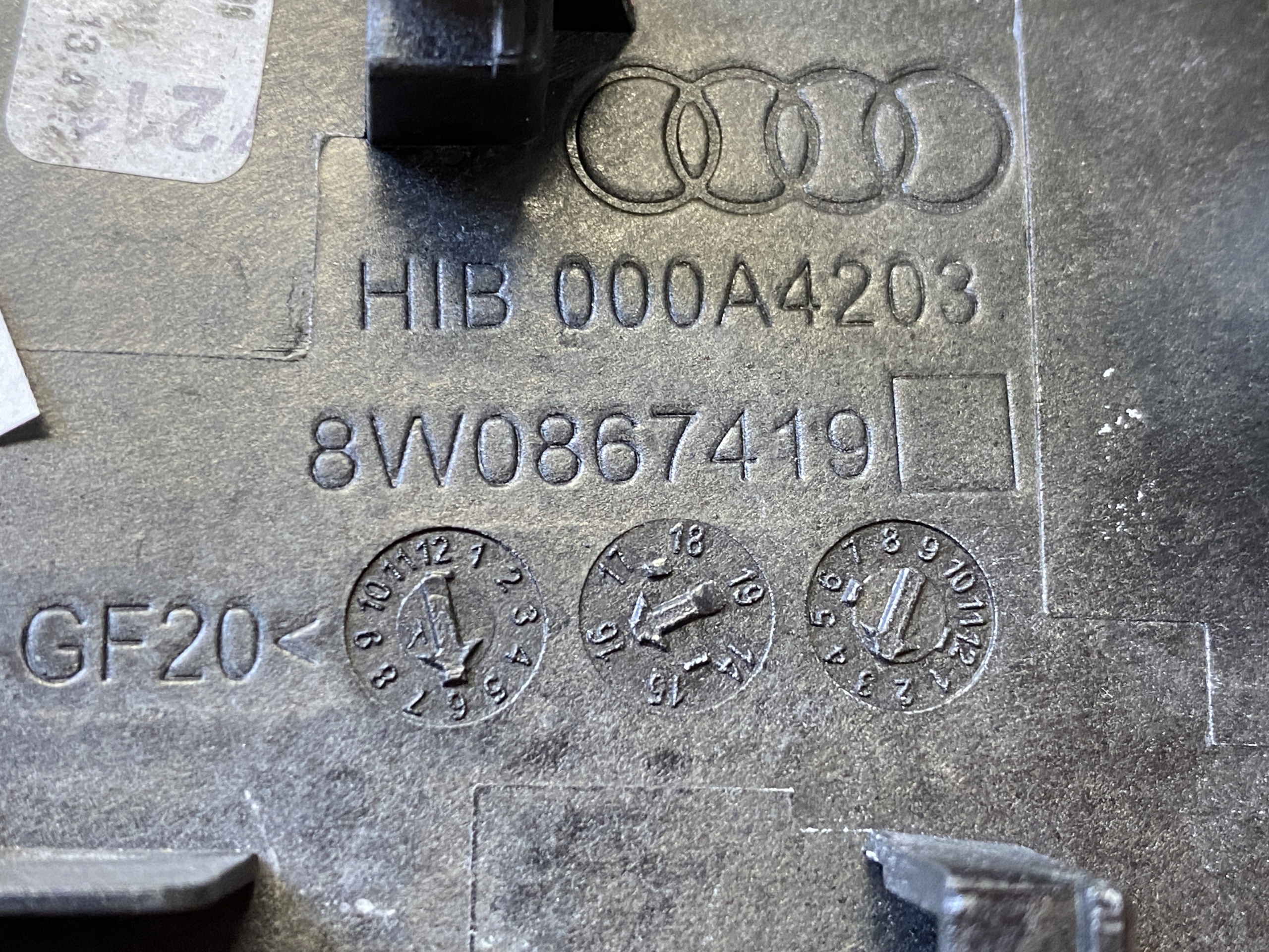 AUDI A4 8W B9 DEKOR Tür links heck 8W0867419
